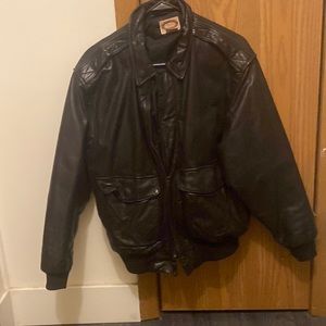 Vintage Banana Republic Mens Leather Jacket